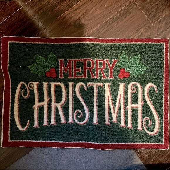 St. Nicholas Square “Merry Christmas” welcome mat - Picture 1 of 4